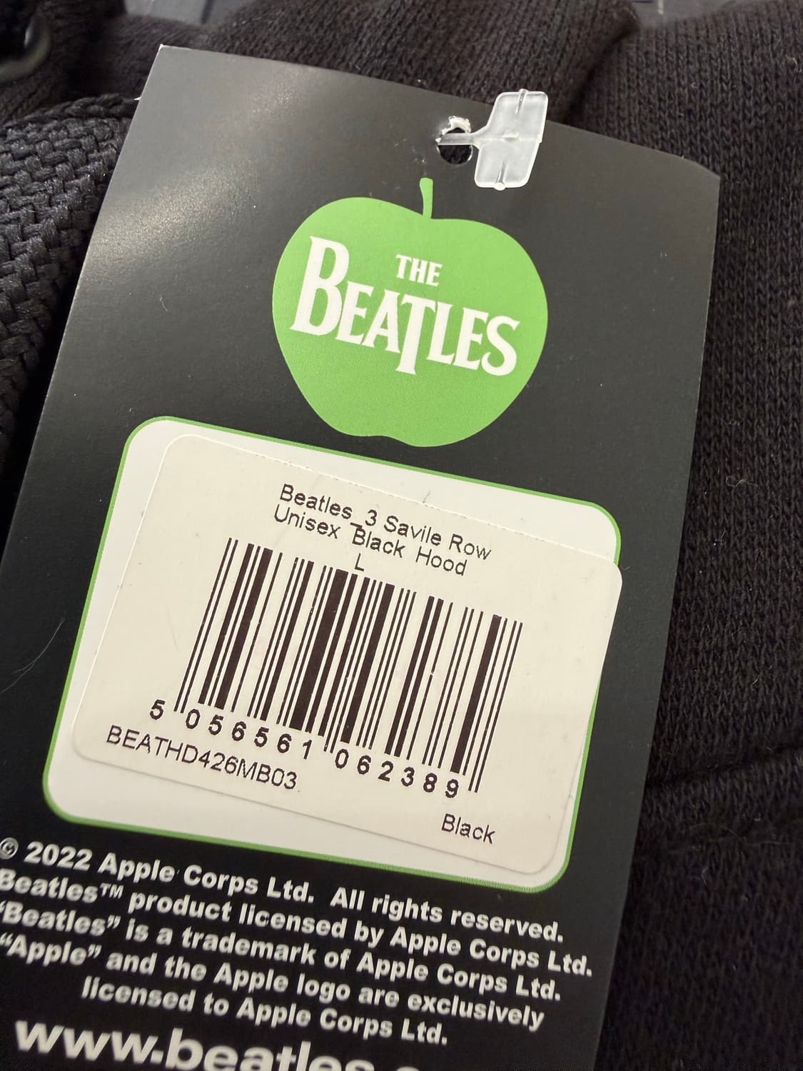 비틀즈 겟백 공식 머천다이즈 후드 M 상품이미지2