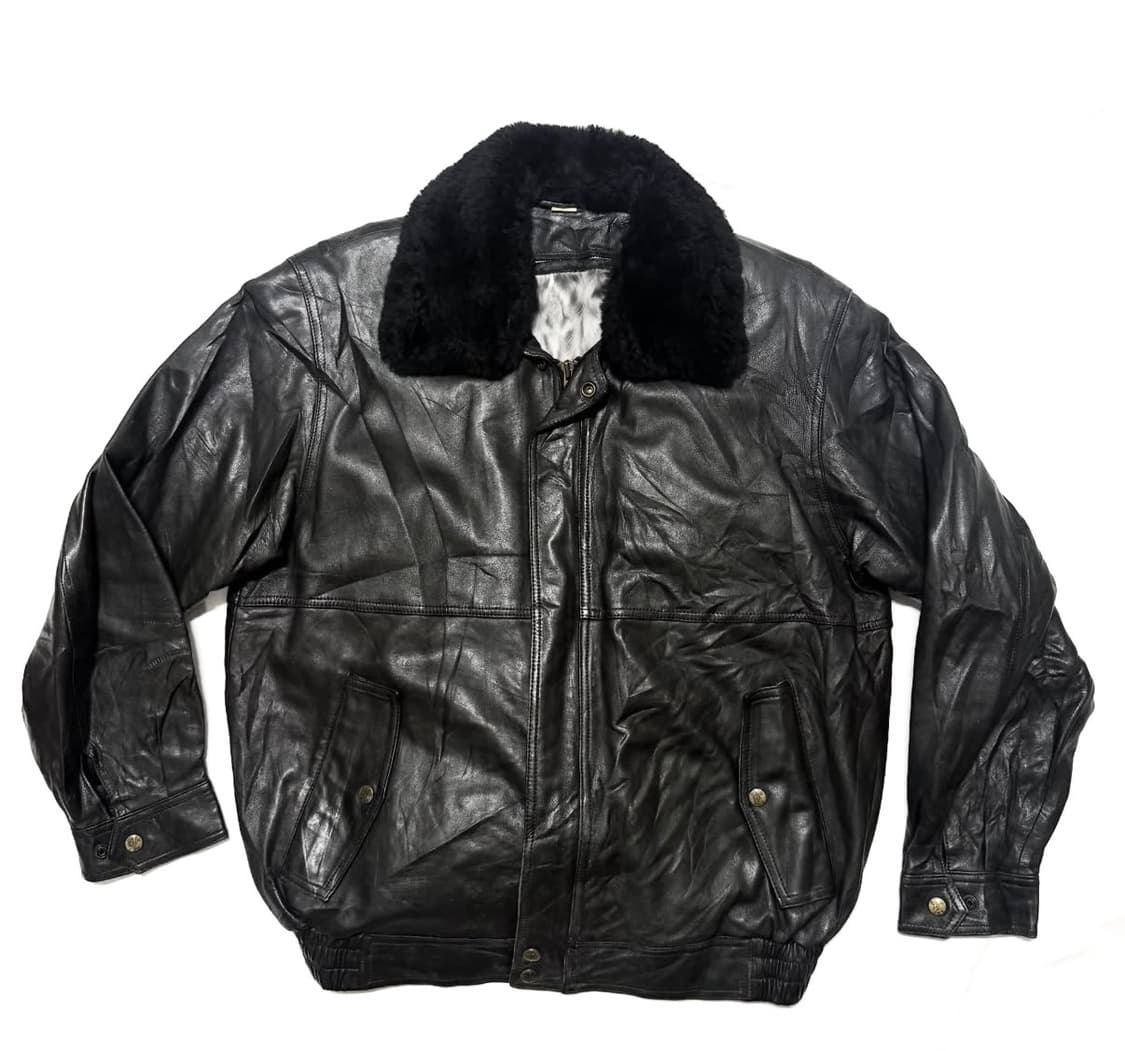 레더 봄버 자켓 상품이미지1