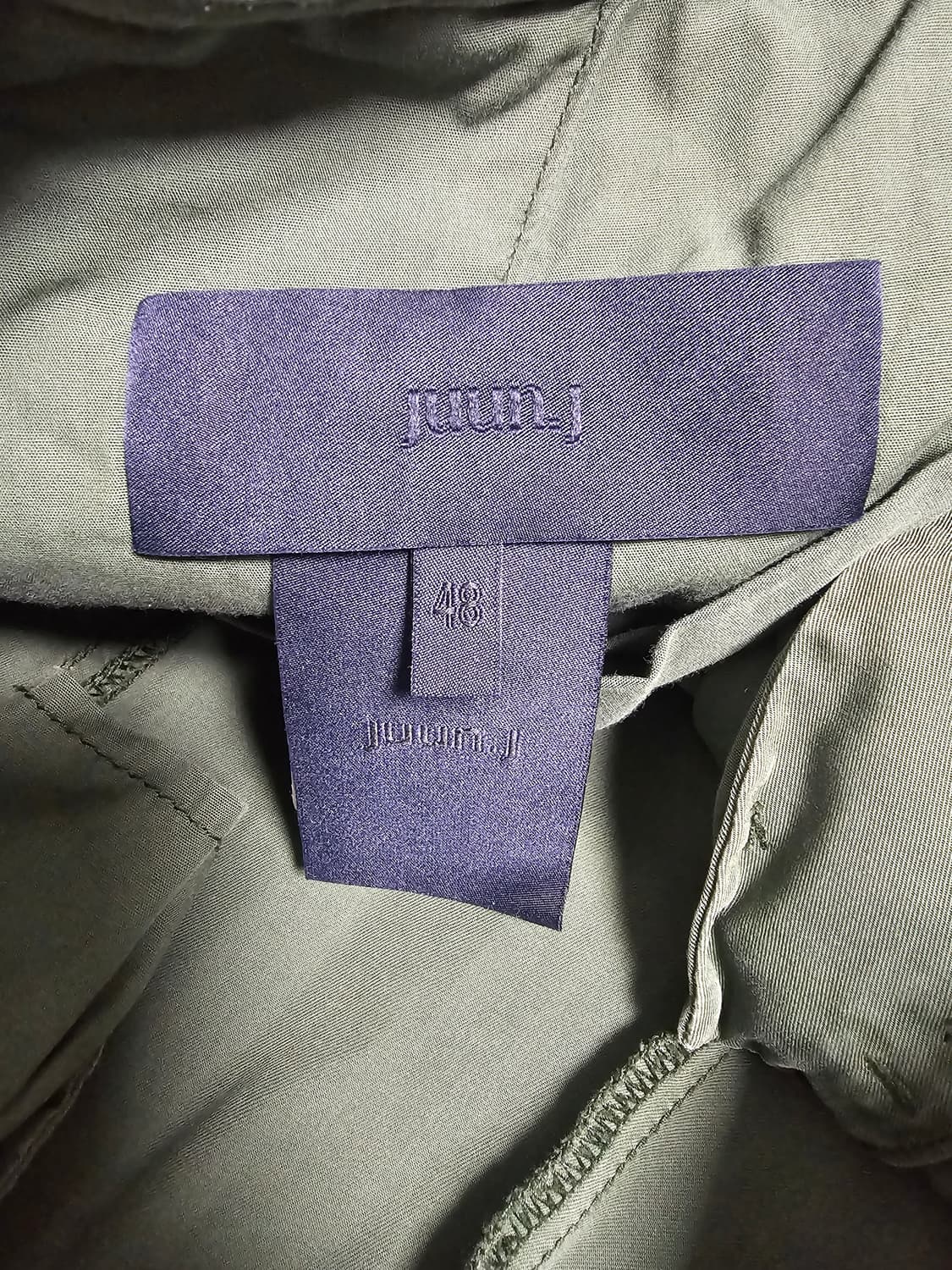 Juun.J 준지 카고 조거 팬츠 올리브 (48) 상품이미지3