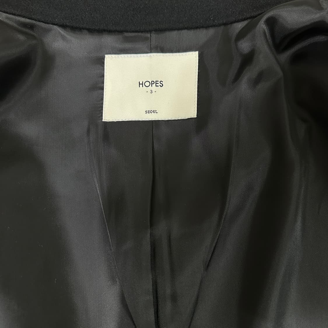 3(105-110) 새상품 홉스 램스울 핸드메이드 싱글자켓 상품이미지5