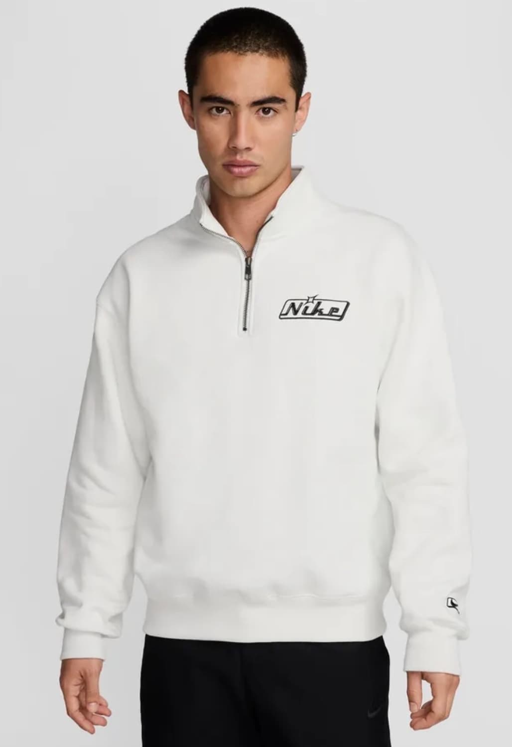 나이키 쿼터집업 긴팔티(서밋 화이트) 상품이미지2