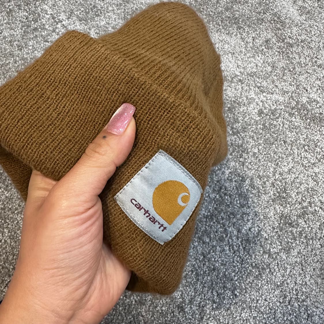 칼하트 브라운 A18 아크릴릭 워치 햇 비니F 상품이미지5