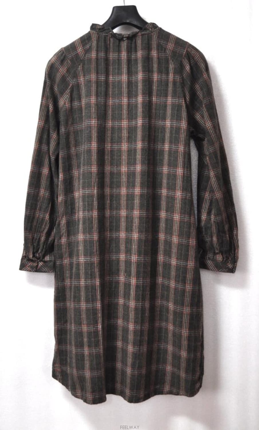 써스데이아일랜드/여성체크원피스(사이즈66) 상품이미지2