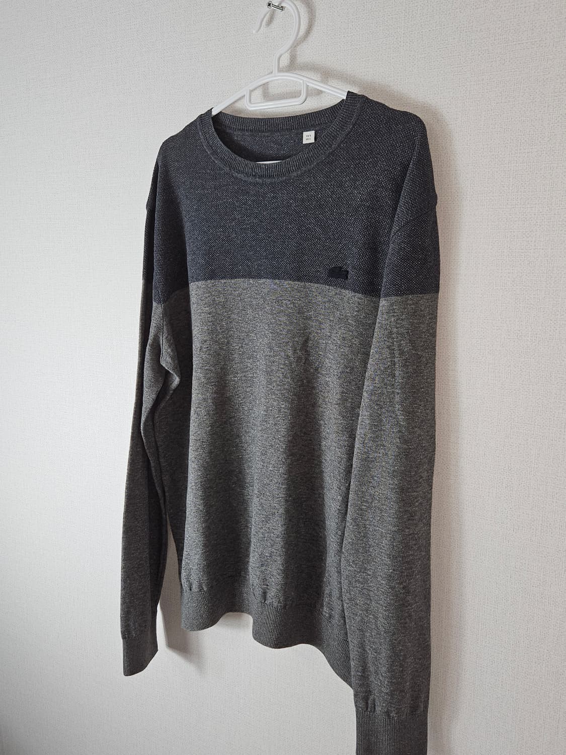 라코스테 니트 챠콜 티셔츠 남성 L 100 상품이미지2