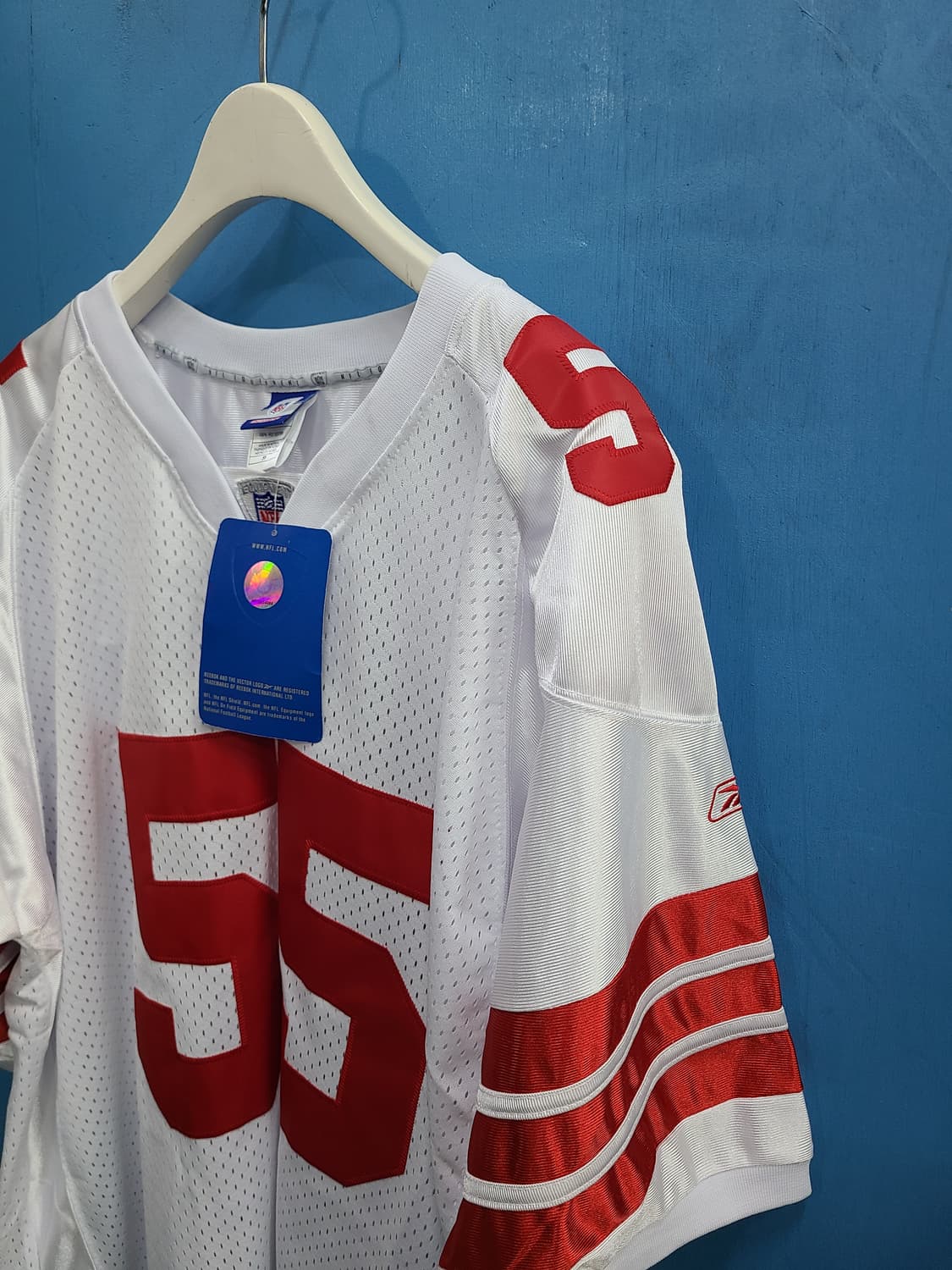 택달림)리복 NFL 뉴욕 자이언츠 55번 ARRINGTON 럭비져지 상품이미지5