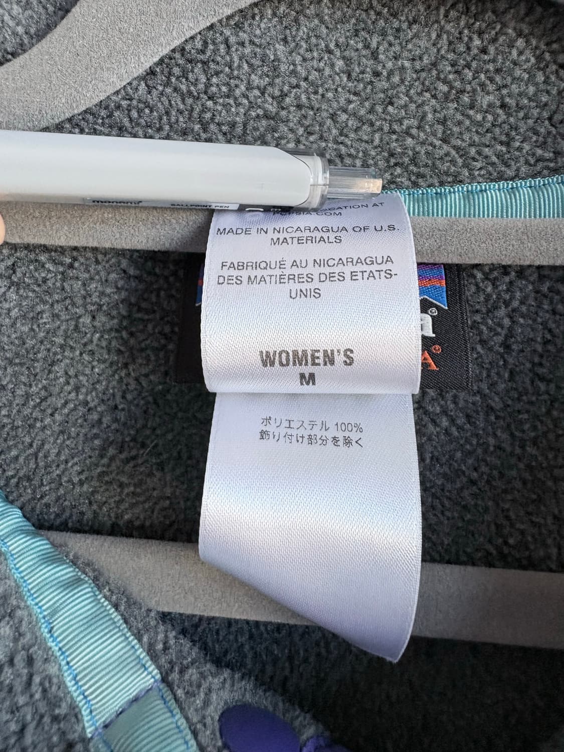 (우먼 M, 맨즈 S) 파타고니아 신칠라 그레이(니켈) / 퍼플 상품이미지5