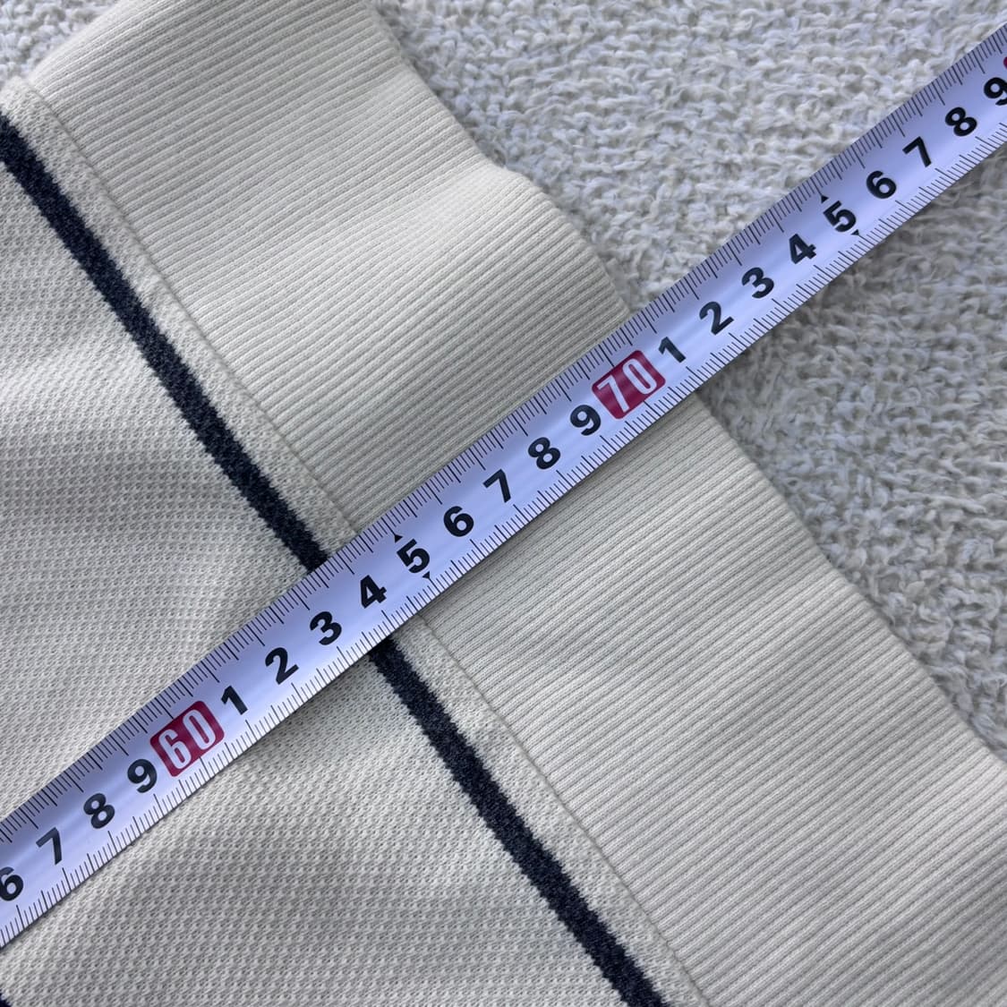 100 빈폴 아이보리 스트라이프 티셔츠 0414E 상품이미지5