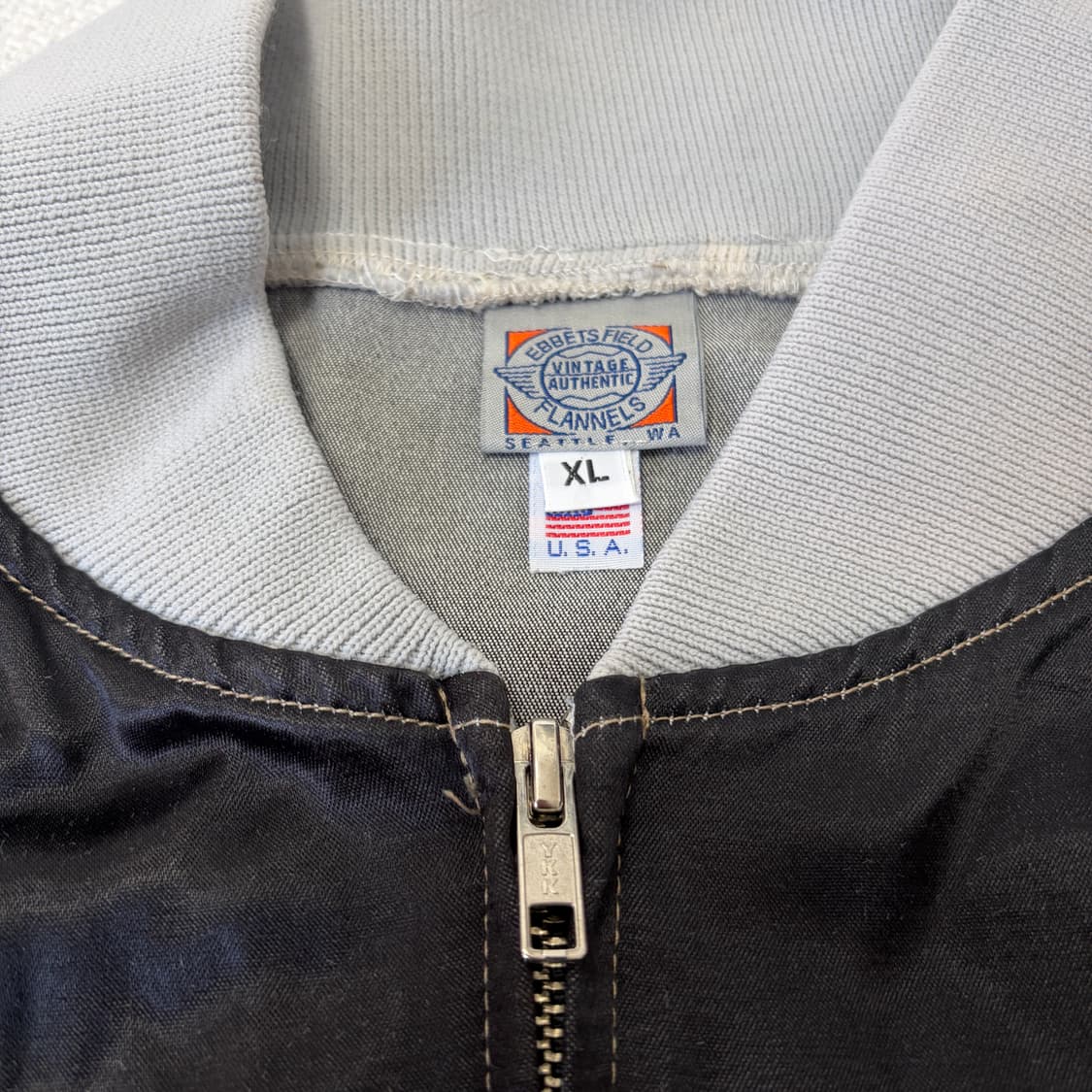 XL) Ebbets Field Flannels 오사카 타이거즈 새틴 스타 상품이미지4