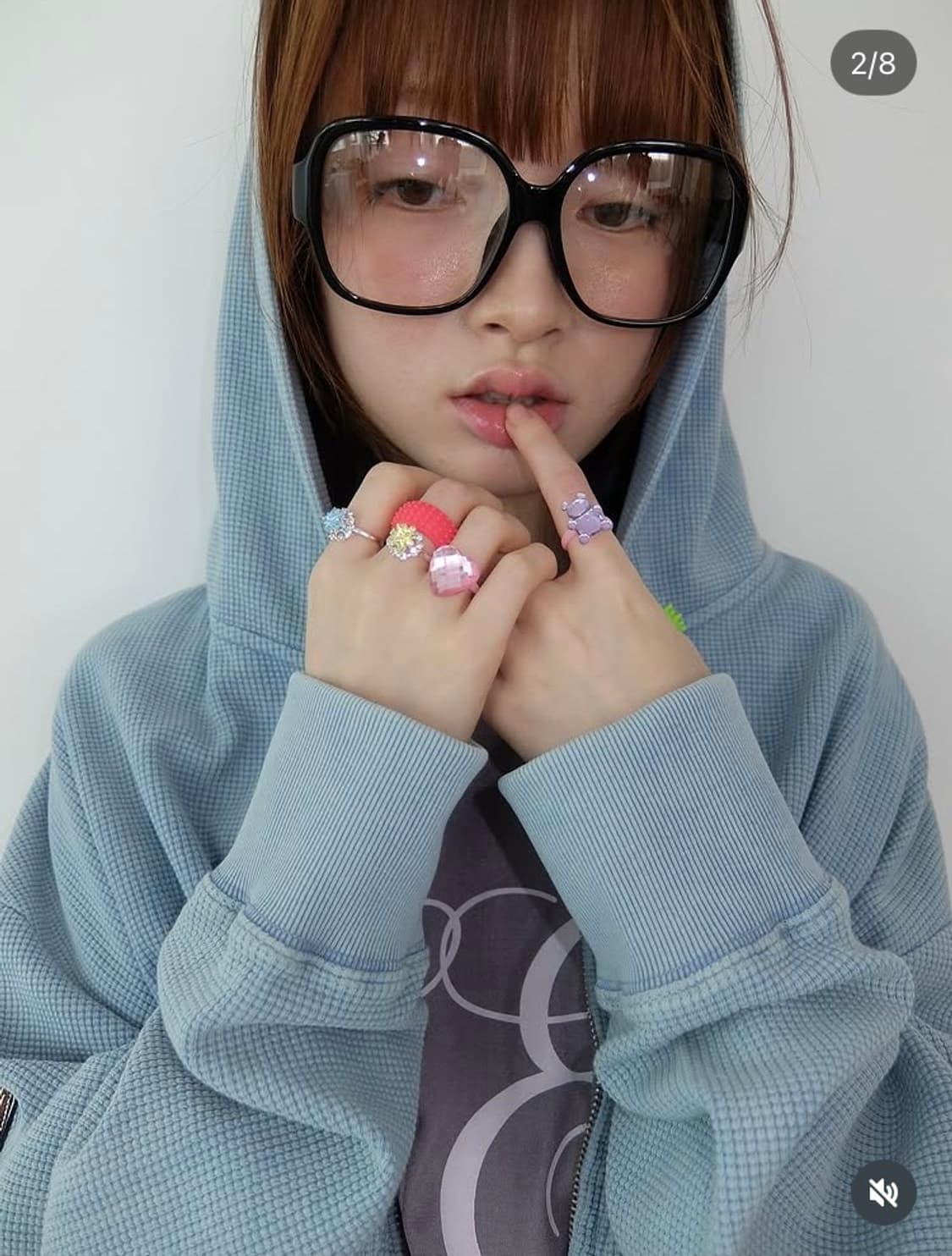 color washing waffle zip-up (sky blue) 상품이미지1