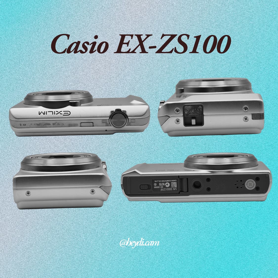 A급!  카시오 EX-ZS100 실버 (Casio EX-ZS100) 상품이미지3