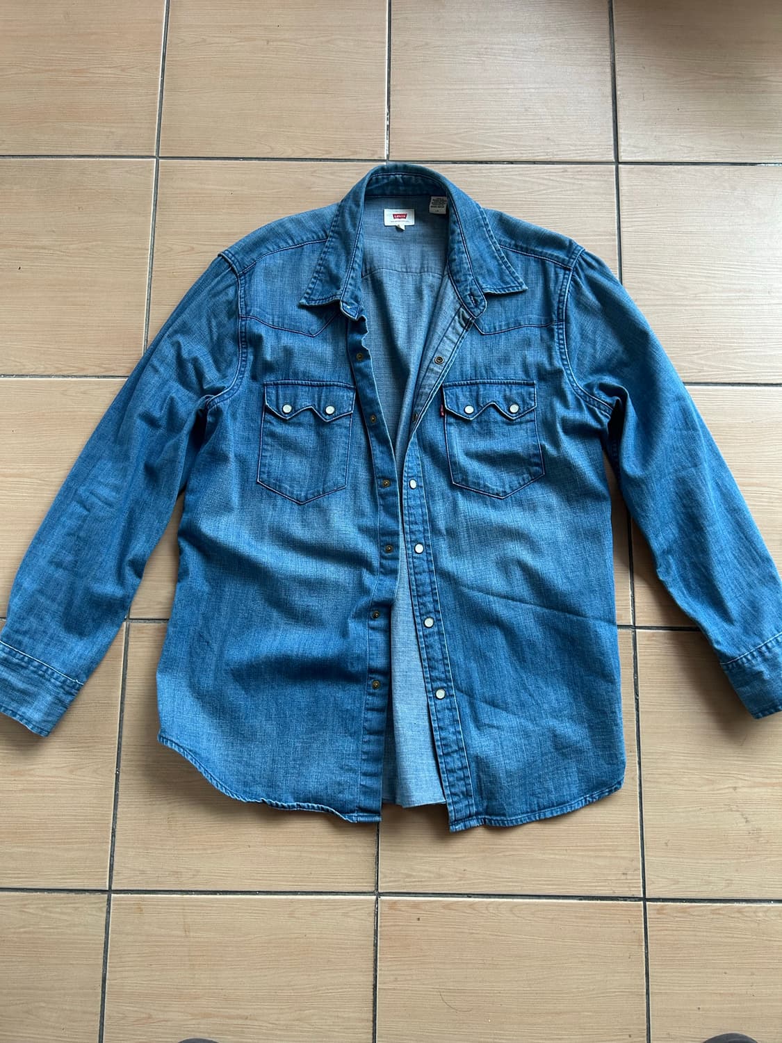 리바이스 데님 웨스턴셔츠 상품이미지1