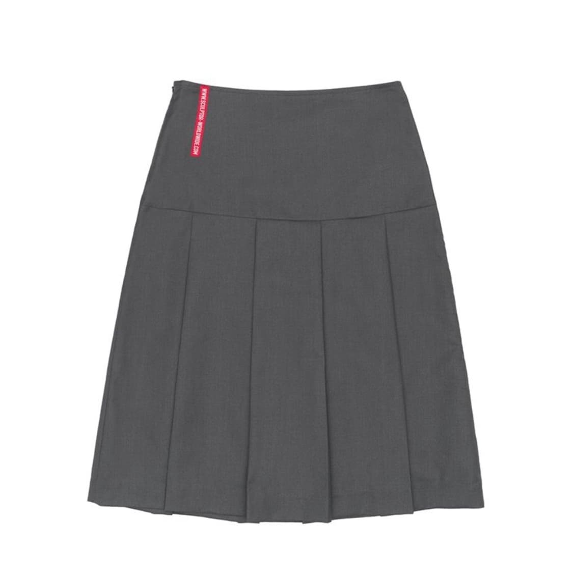 스컬프터 미디 스커트 그레이 상품이미지3