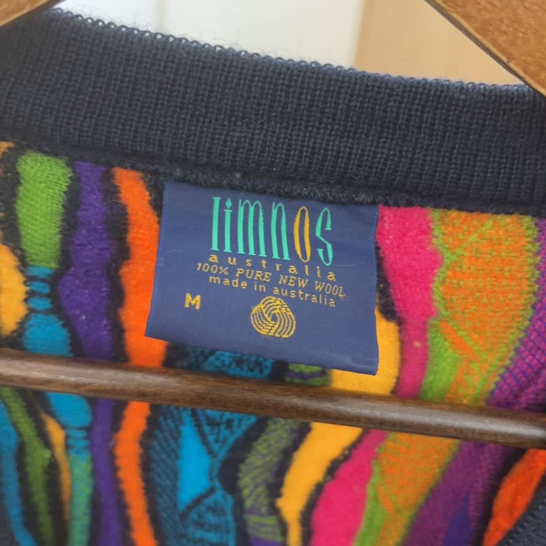 쿠지 빈티지 케이블 오버핏 울 니트 가디건 105 C06247 상품이미지3