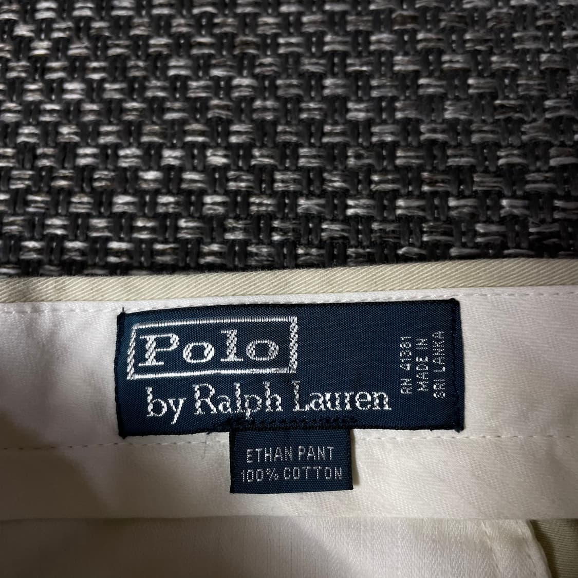 (32) 폴로 랄프로렌 아이보리 핀턱 코튼 팬츠 상품이미지4