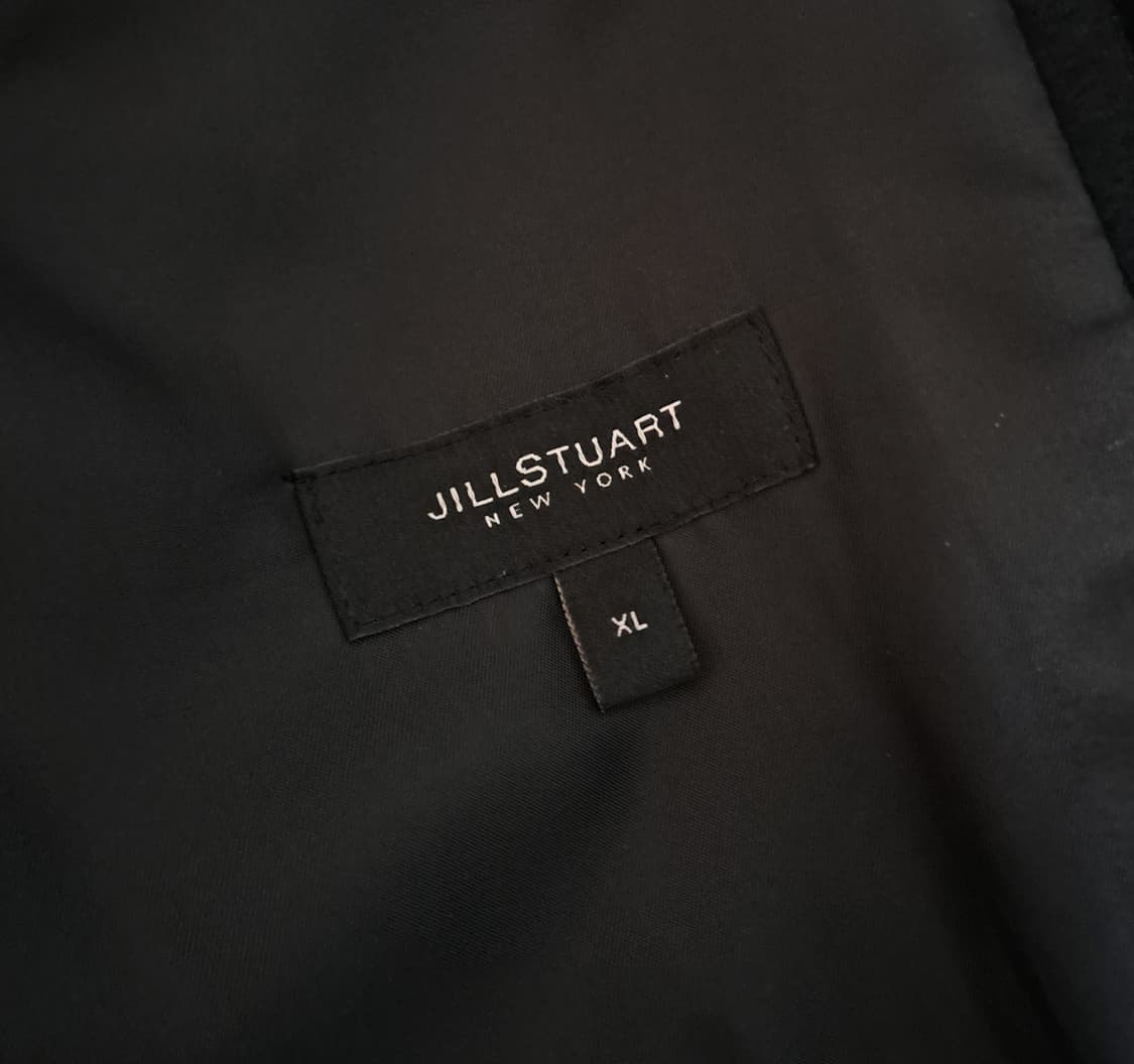 (택포) 질스튜어트뉴욕 22FW 캐시미어 혼용 블랙코트 XL B341 상품이미지5