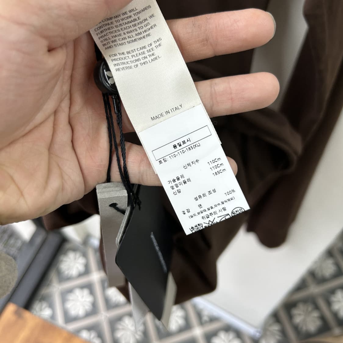 16386 - 23F/W 릭오웬스 룩소르 베이직 롱슬리브 상품이미지7