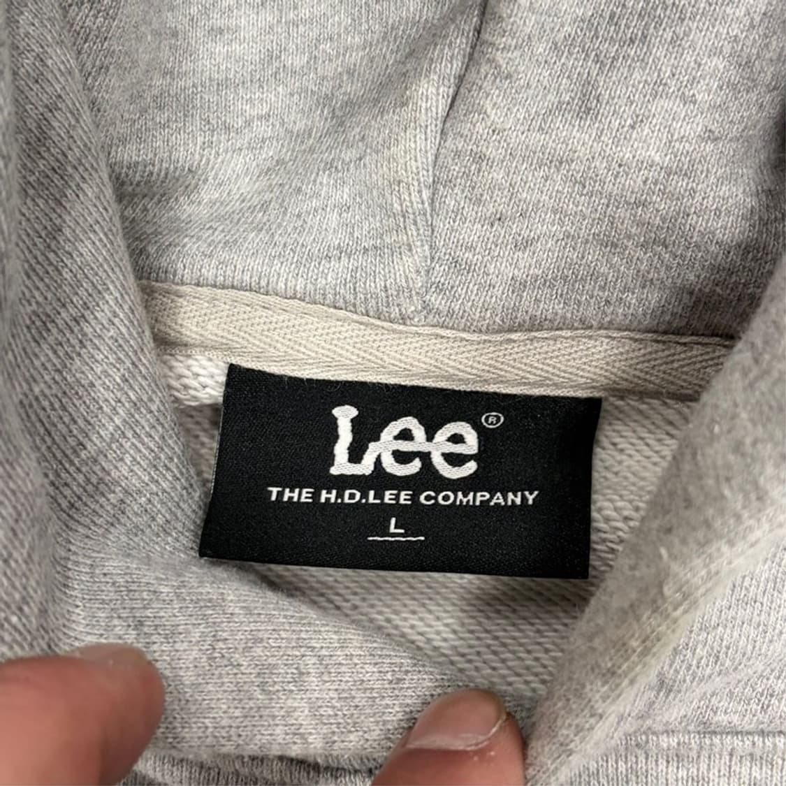 리 베이직 로고 후드티 v1120 상품이미지6