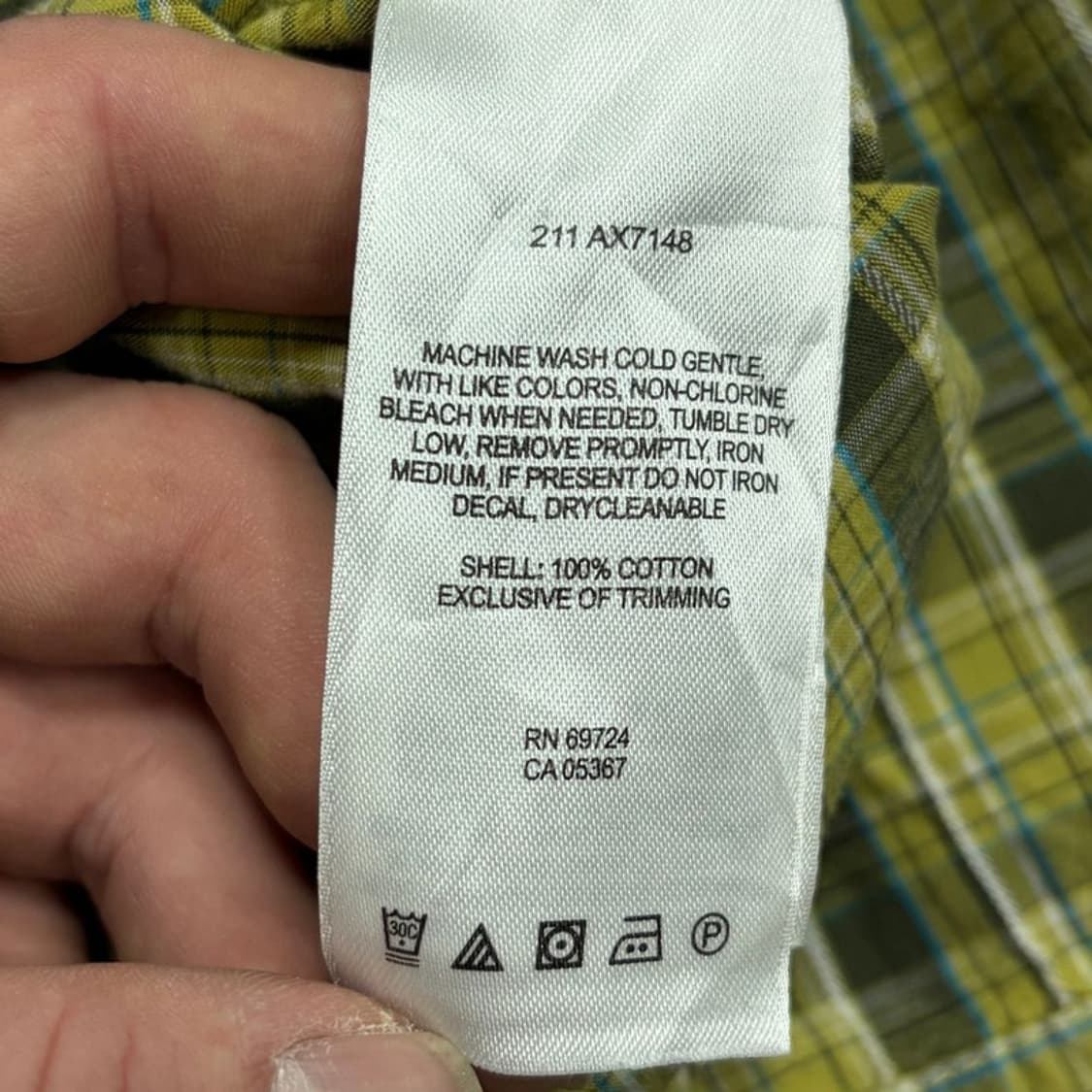 컬럼비아 체크 셔츠 v1558 상품이미지6