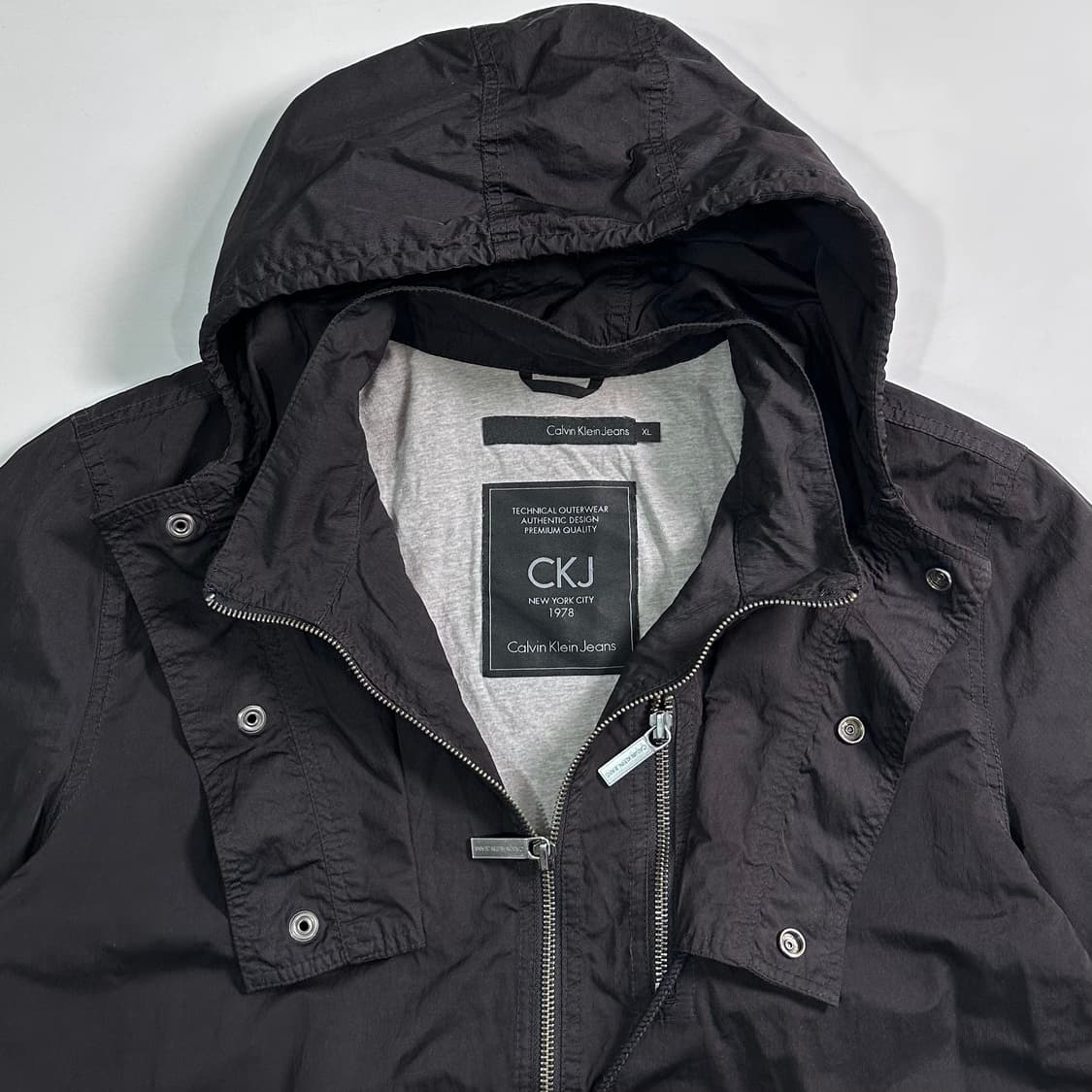캘빈 클라인 블랙 후드 자켓 상품이미지4