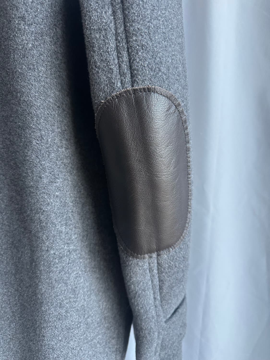 Ymc 레더 패치 사이드 더플 울코트 상품이미지4