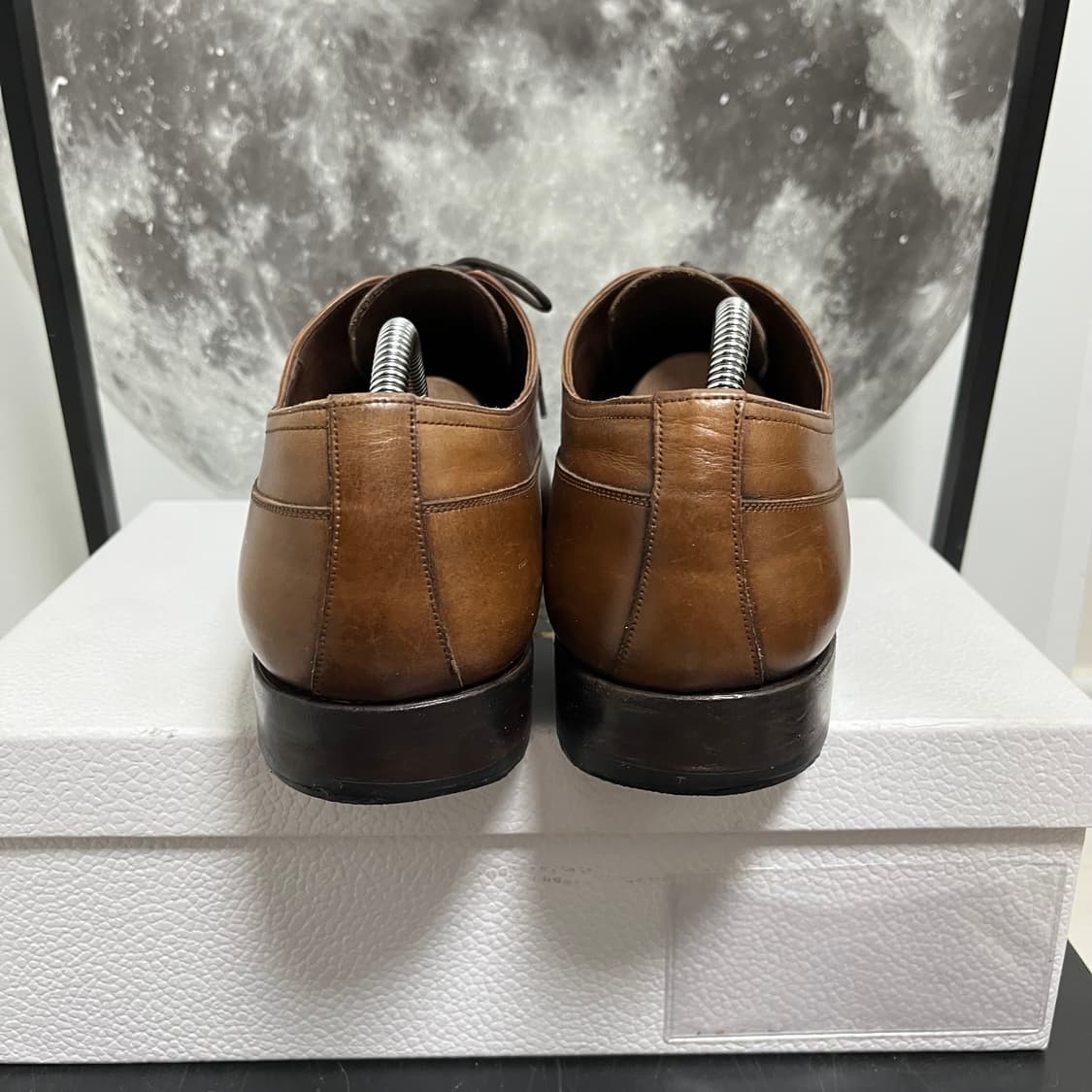 정품 10) 까르미나 10085 브라운 옥스퍼드 구두 상품이미지4
