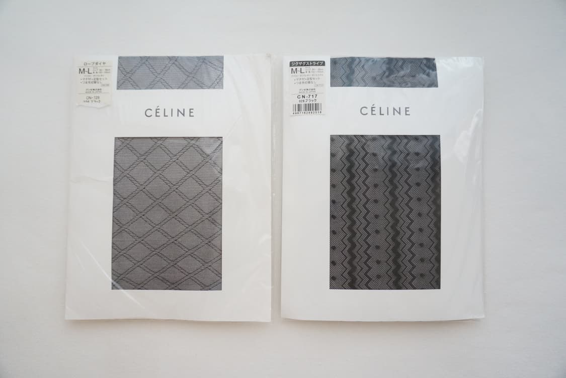 셀린느 무늬 스타킹 2종 상품이미지1