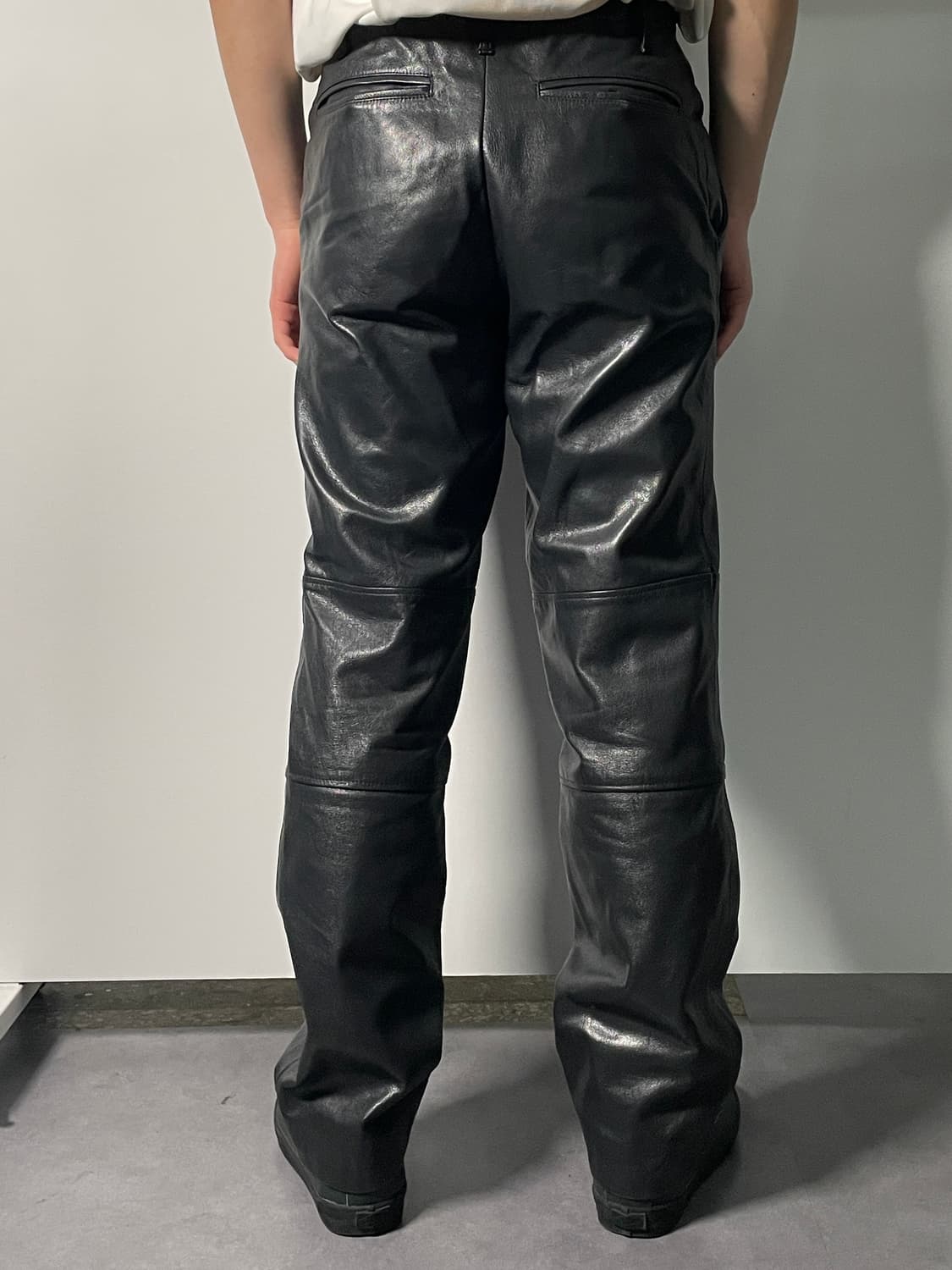 (새상품) 엠포리오 아르마니 레더 팬츠 (onp.23)  상품이미지2