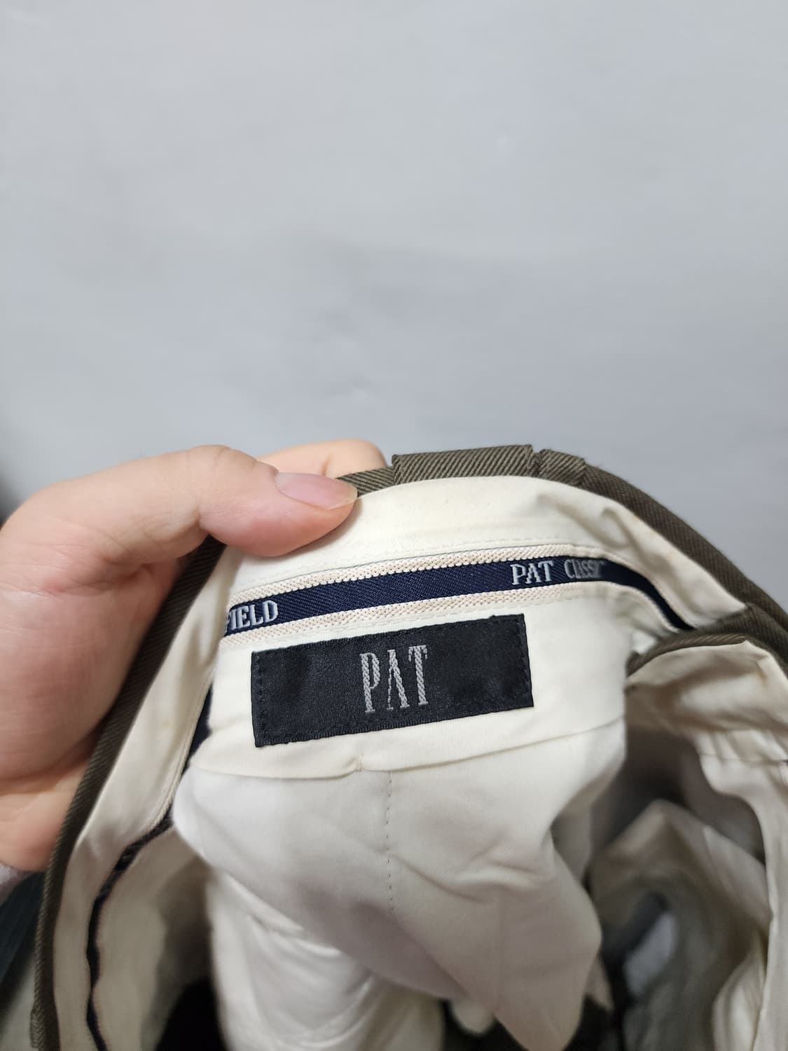 PAT 브라운 슬랙스 상품이미지4