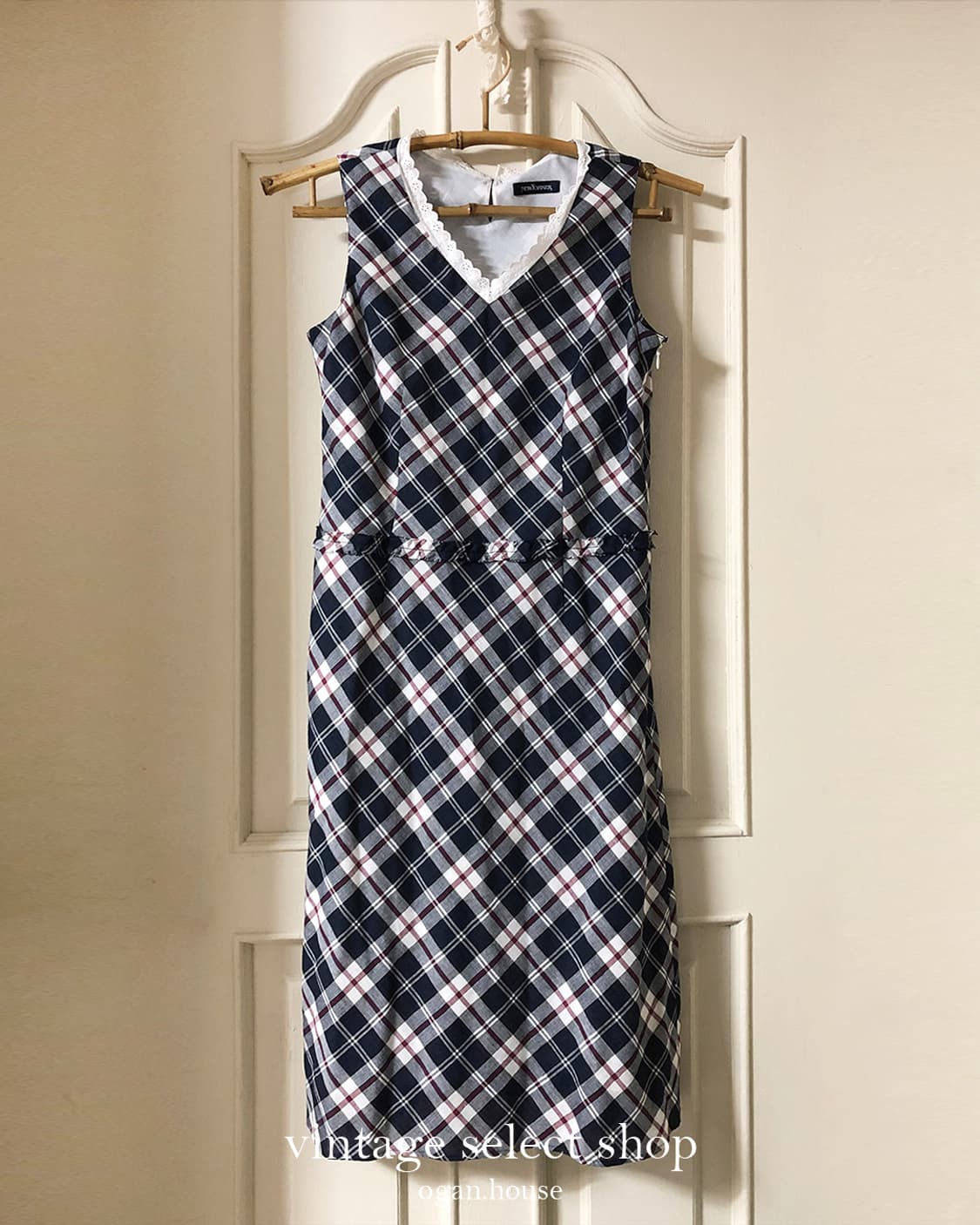 vintage alice check ops 상품이미지4