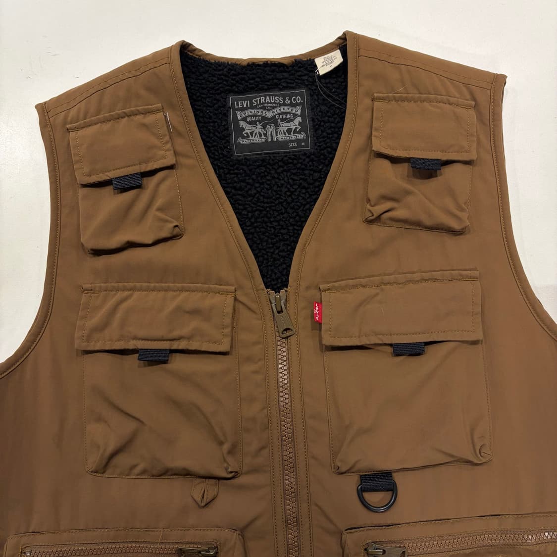 [M] 리바이스 카키 유틸리티 포켓 베스트 B237 상품이미지3