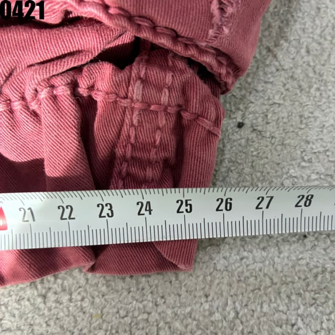 트루릴리젼 인디고 핑크색 숏 팬츠 바지 반바지 34 상품이미지9