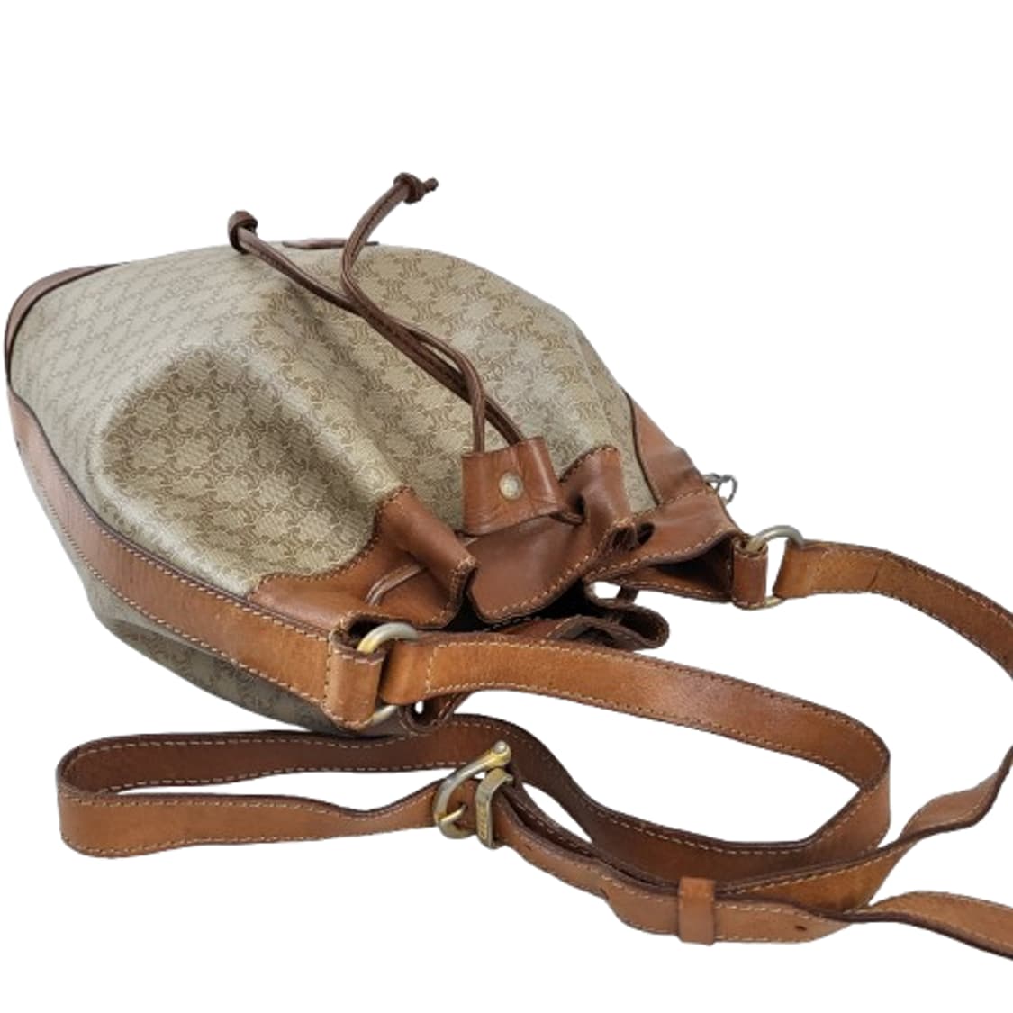 정품 셀린느 빈티지 마카담 드로우스트링 버킷백 상품이미지6