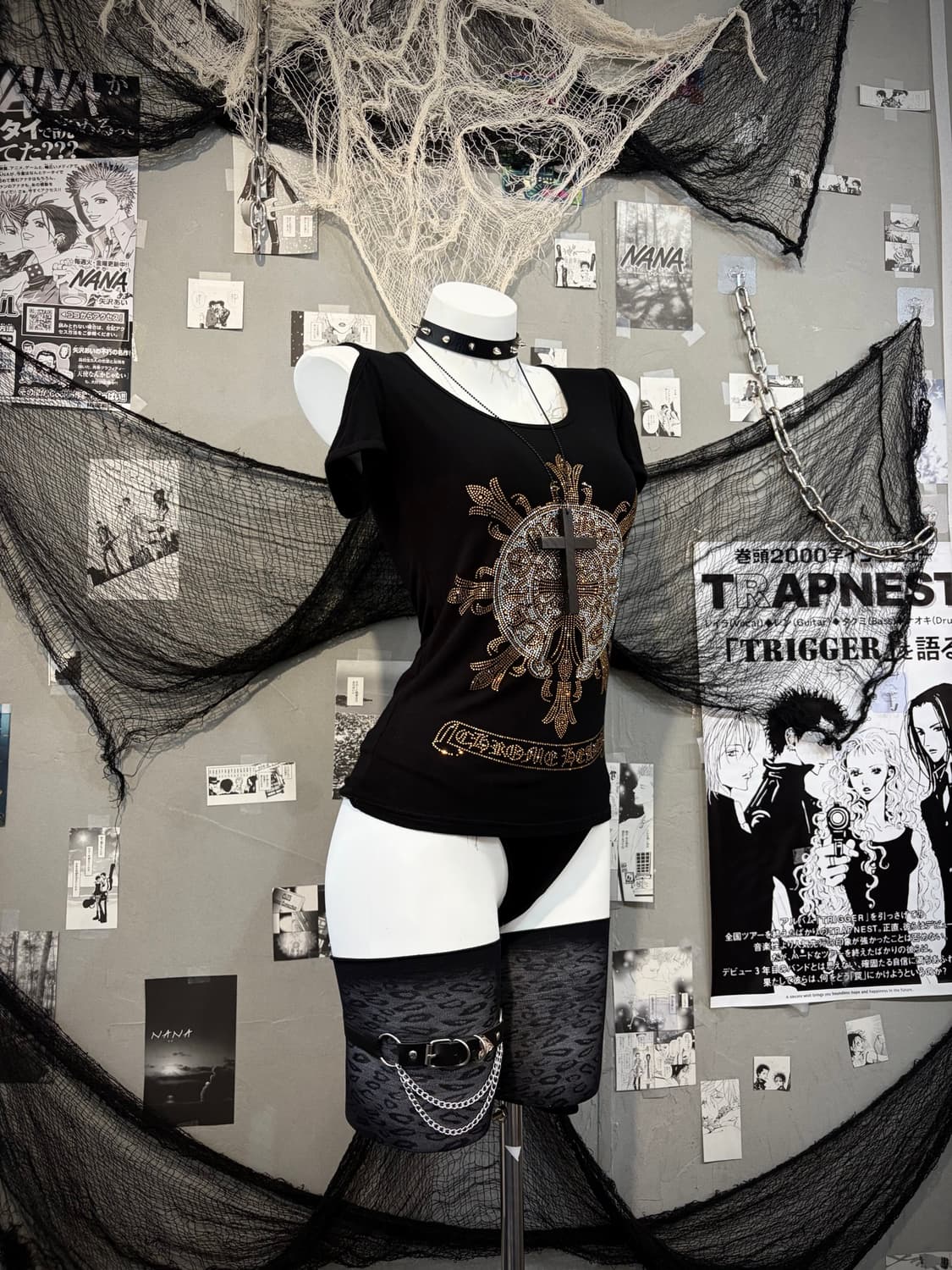 Gothic mandala cubic back lace sleeve 상품이미지5