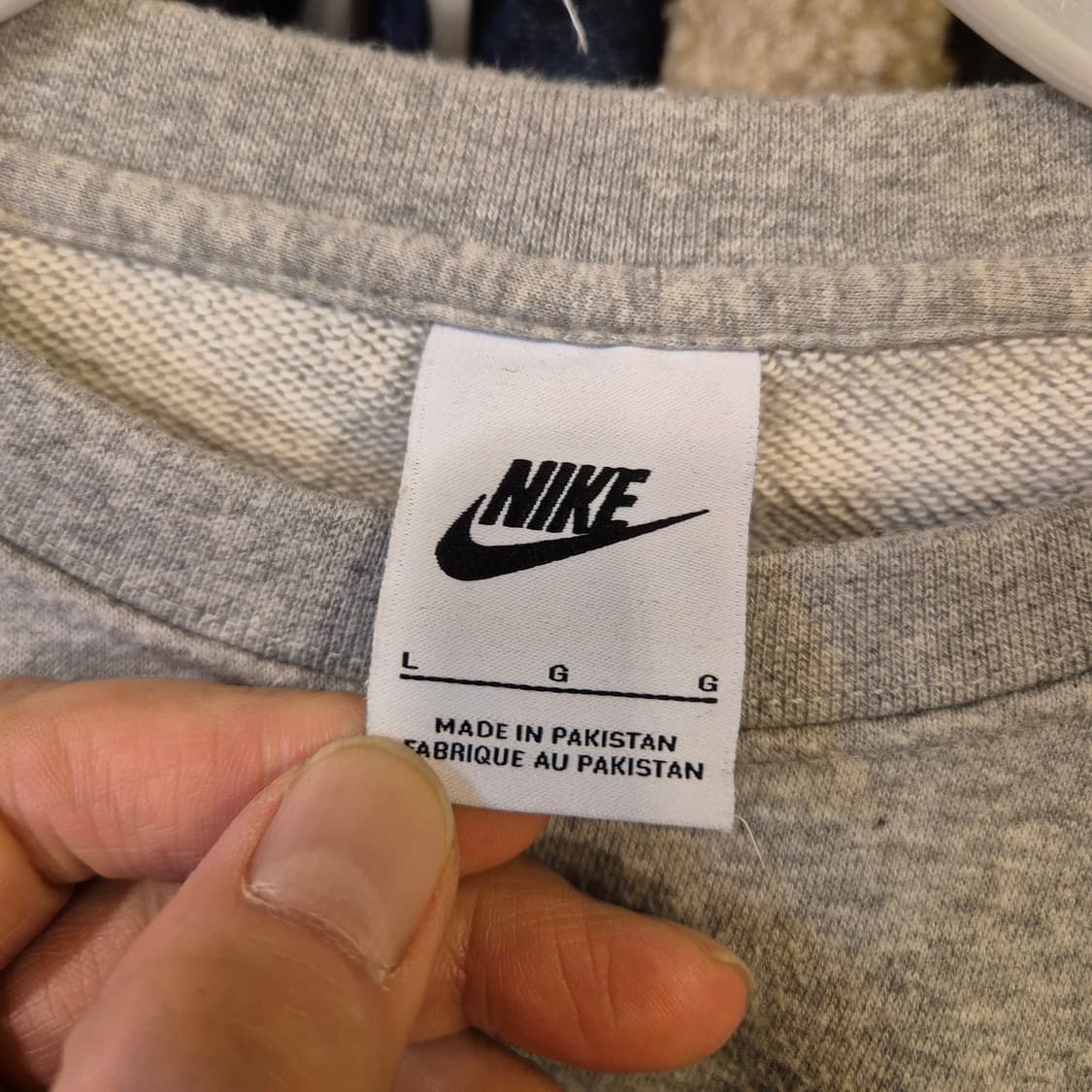 L 나이키 그레이 맨투맨  상품이미지3