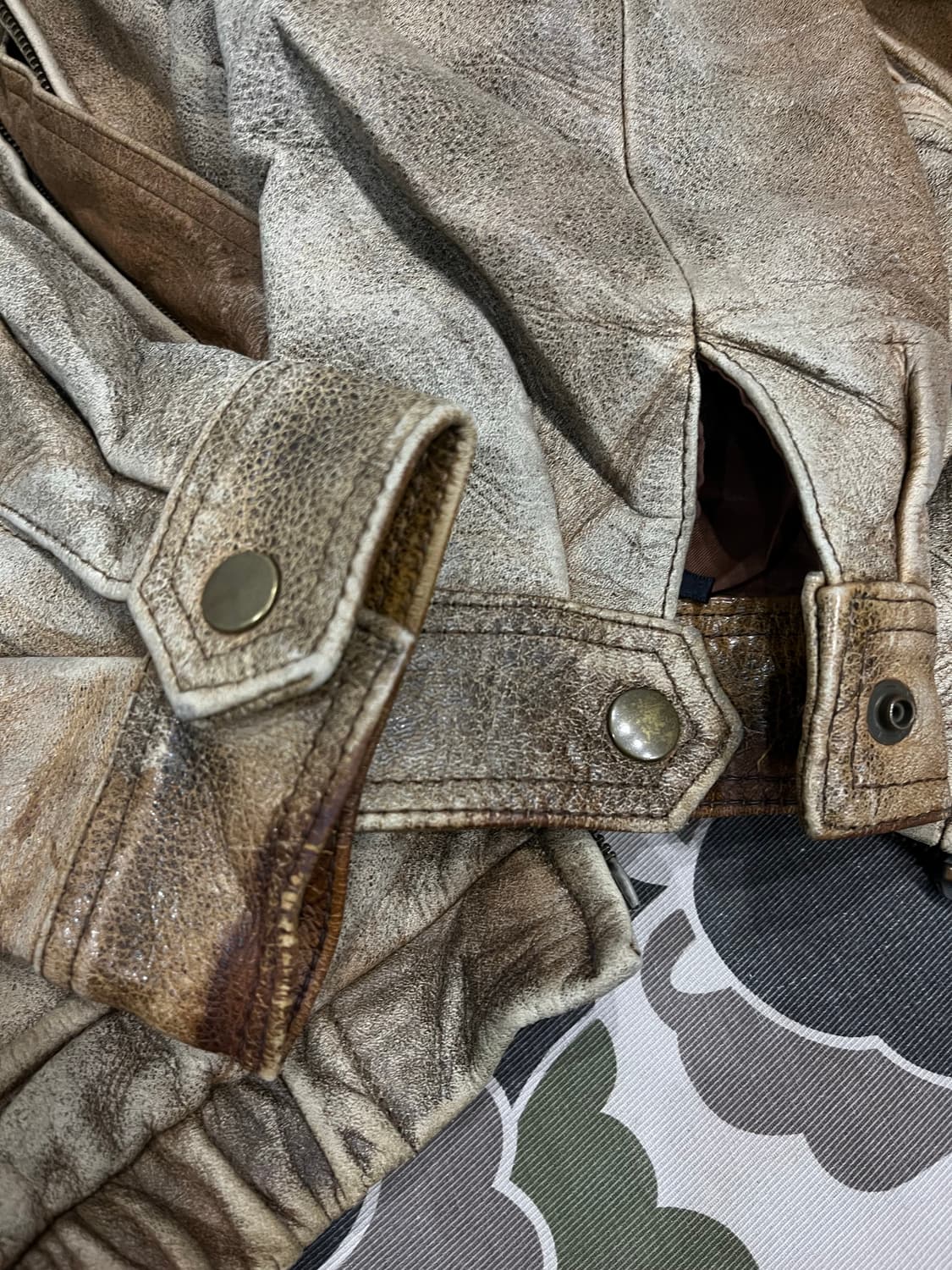 Made in JAPAN G1 소가죽 플라이트 봄버자켓 상품이미지9