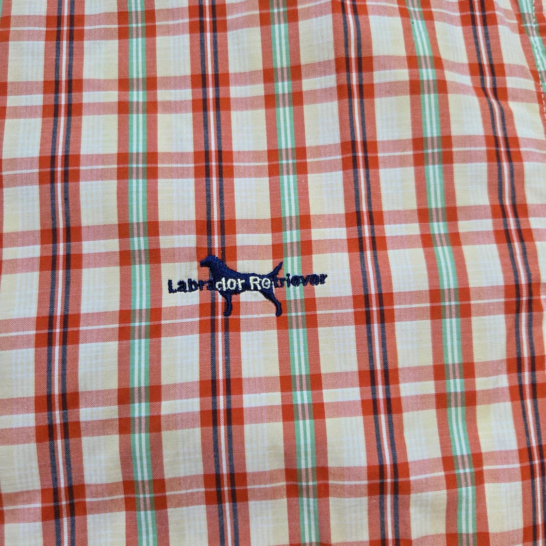 Labrador 반팔 체크 셔츠 L(100) 상품이미지3