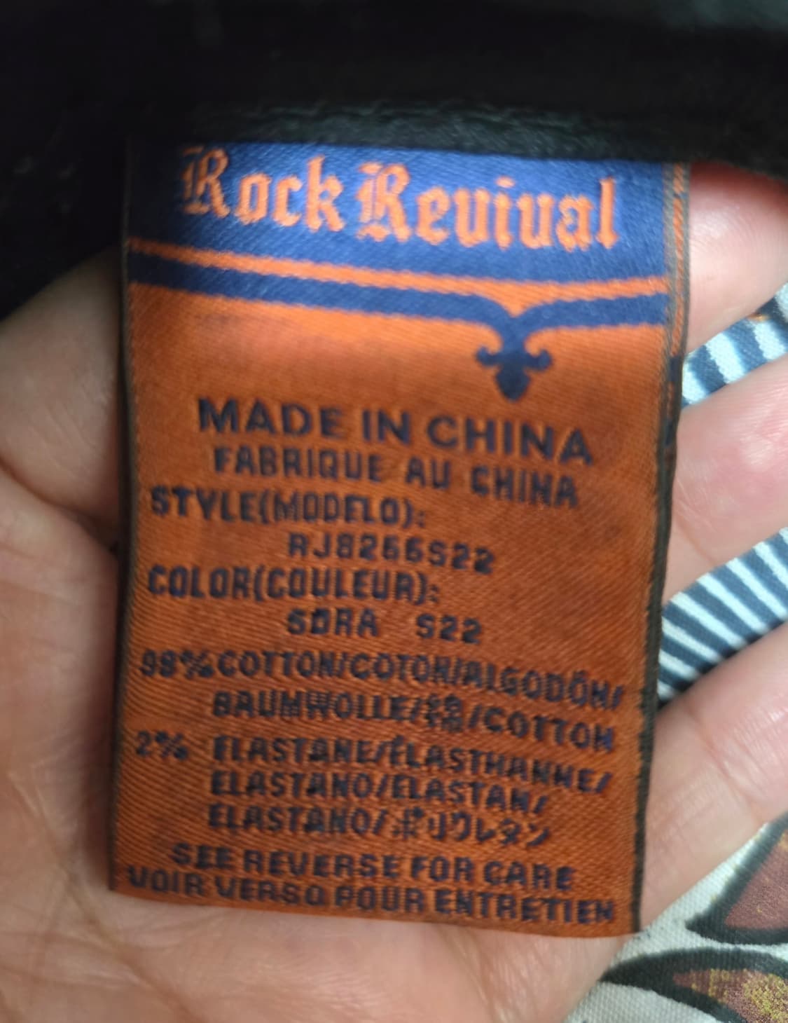 Rock revival 락 리바이벌 SORA 스키니 진 [미착용] 상품이미지6