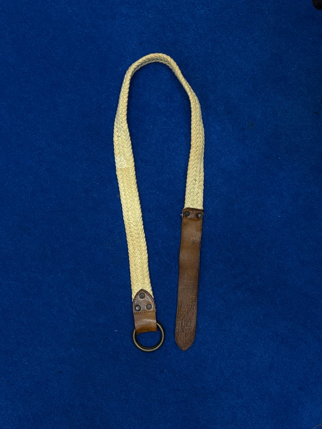 더블알엘 RRL 레더 오링 벨트 상품이미지1