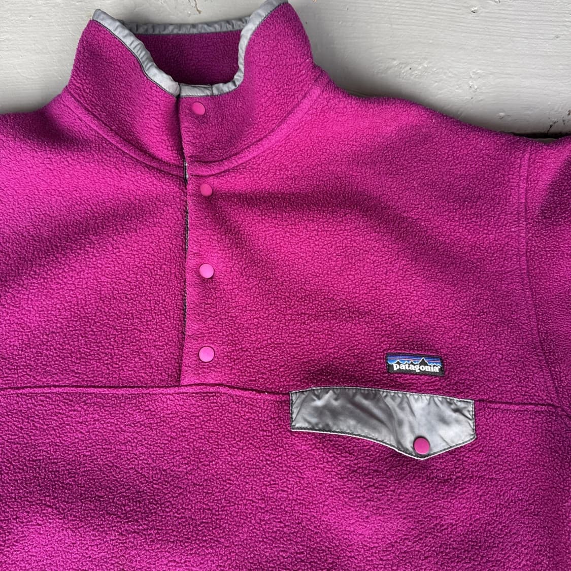  90s 파타고니아 신칠라 스냅-T 핑크 상품이미지2