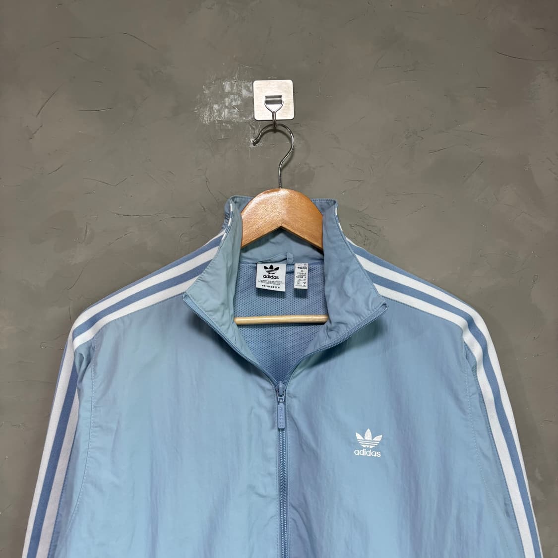 아디다스 파이어버드 락업 트랙탑 바람막이 하늘 상품이미지2