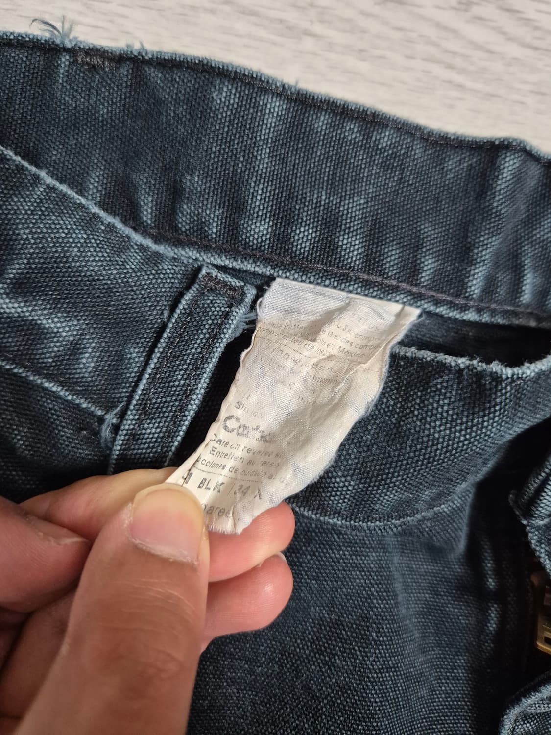 칼하트 더블니 블랙 34 상품이미지5