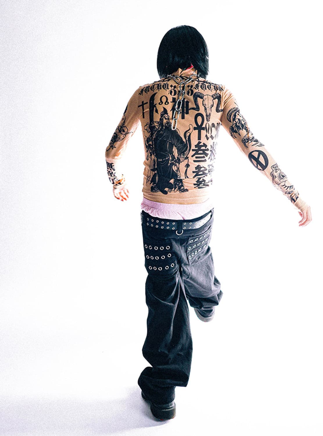 비엑세스 아일렛 팬츠 L 상품이미지3