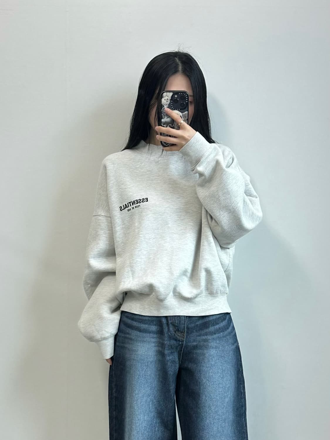 피어오브갓 에센셜 라이트그레이 스웻셔츠 맨투맨 상품이미지2