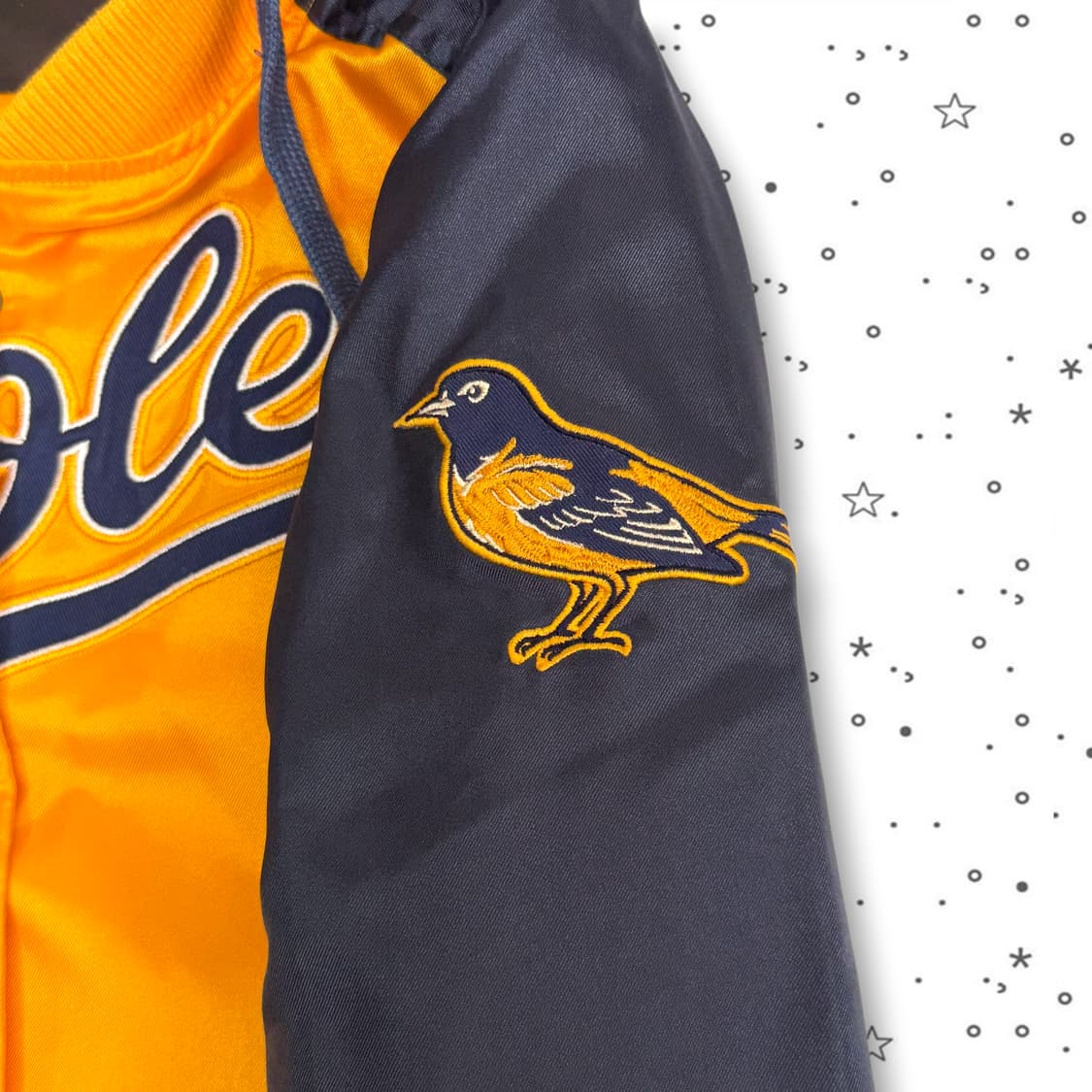 M MLB 엠엘비 오리올스 바시티 봄버 후드 재킷 상품이미지4