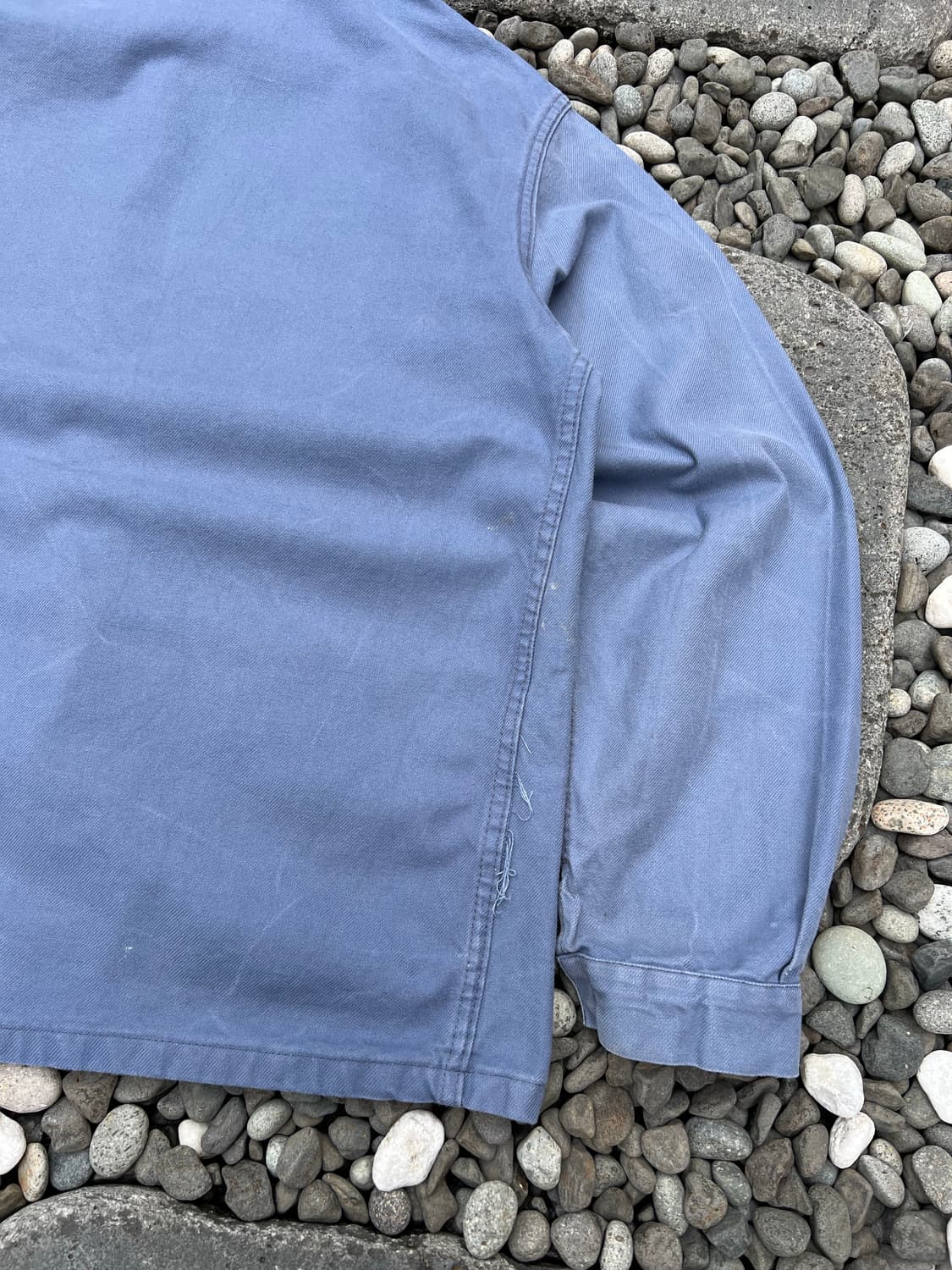 OLD WASHING BLUE VINTAGE FRENCH 프렌치워크자켓 상품이미지9