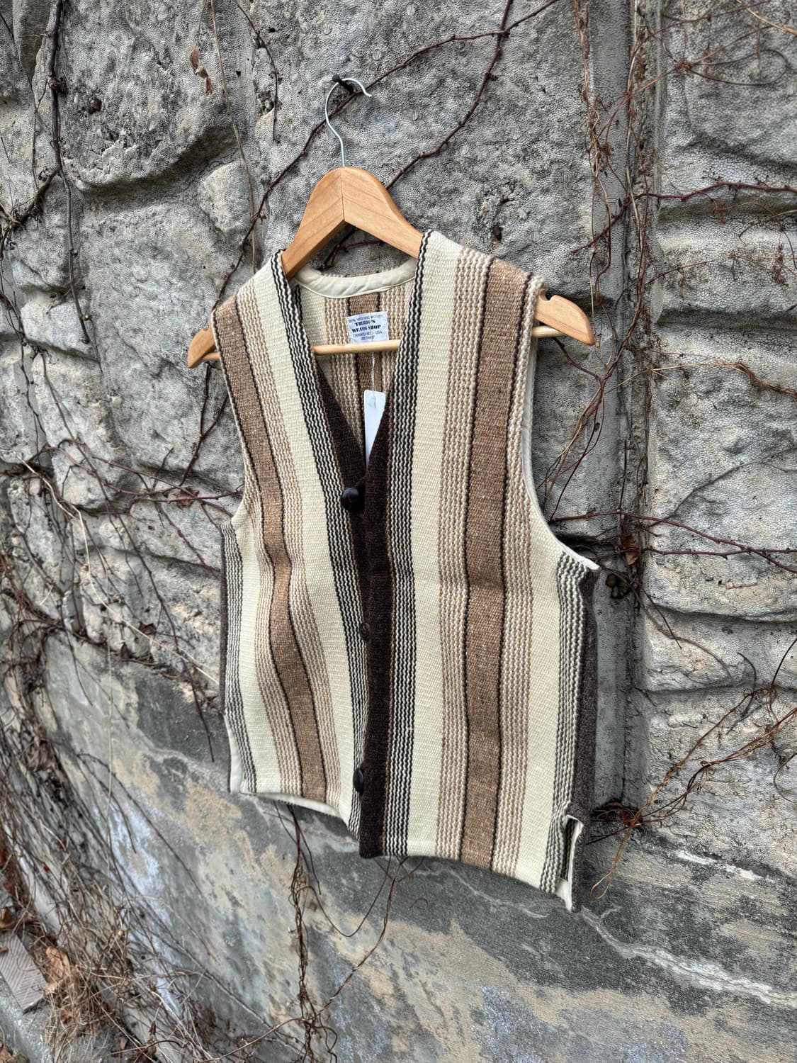 트루히요스 오르테가 스트라이프 패턴 웨스턴 치마요 베스트 조끼 상품이미지3