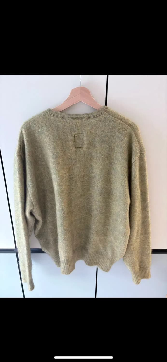 폴리테루 올리브 모헤어 가디건 판매합니다 상품이미지3