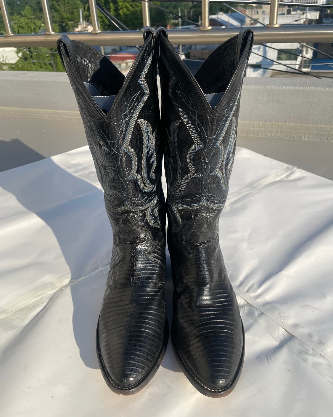 저스틴부츠 Lizard skin Cowboy Boots 11D 상품이미지1