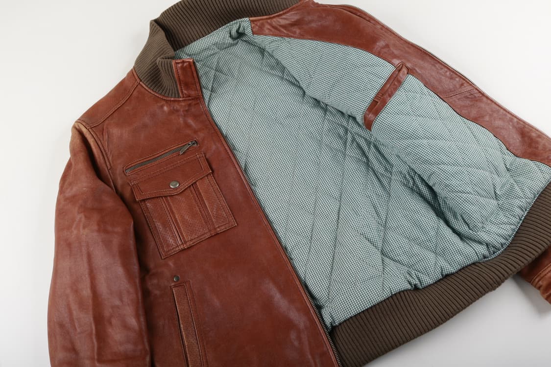 [L] 빈티지 양가죽 블루종 자켓 상품이미지3