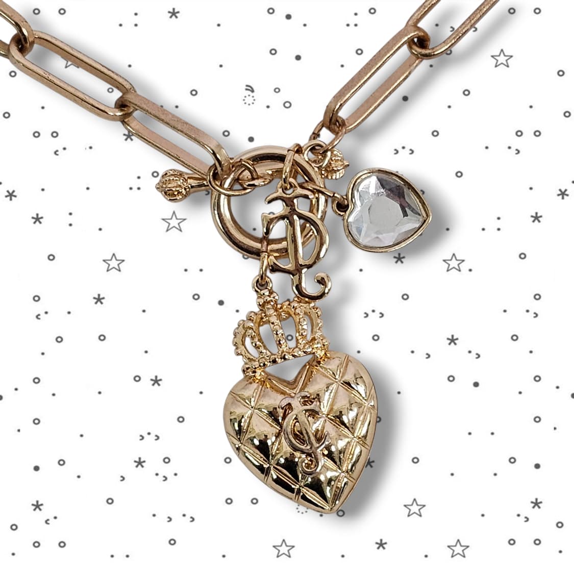 Juicy Couture 왕관 하트 체인 목걸이 상품이미지2